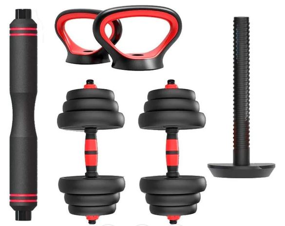 Miniatura 2 de Kit Pesas 40 Kg Convertible Pesa Rusa